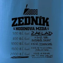 Hodinová mzda zedník