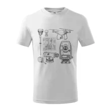 Geodet teodolit dron