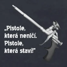 Pistole která staví