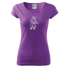 Geometrie lední medvěd stojící