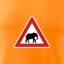 Dopravní značka - Pozor slon