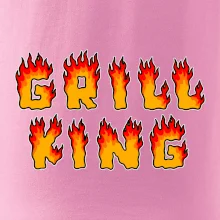 Grill King ohnivý nápis