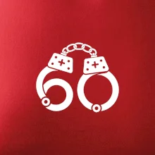 Narozeninové tričko pro policajta - pouta 60