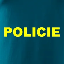 Policie Nápis žlutý