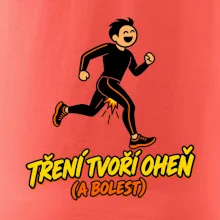 Běžecké tření tvoří oheň