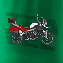 Cestovní enduro červená