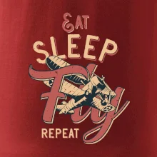 Eat Sleep Fly Repeat letadlo