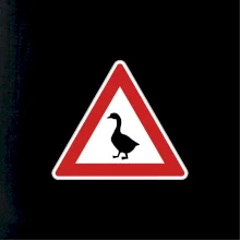 Dopravní značka - Pozor husa