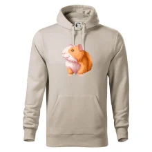 Morče - kreslené, bílo oranžové