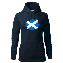 Skotská vlajka kreslená štetcem