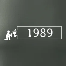 Instalatér - ročník narození v rámečku