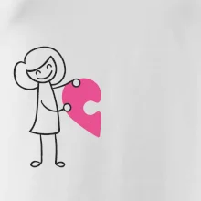 Párová trička puzzle postavička