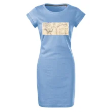 Mapa Báňské dráhy z Moravské Ostravy do Doubravy