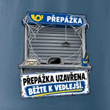 Přepážka uzavřena běžte k vedlejší