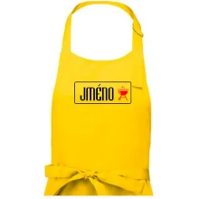 Zástěra na grilování s vlastním jménem