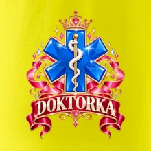 Doktorka - stuhy a kříž