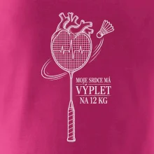 Badminton srdce s výpletem