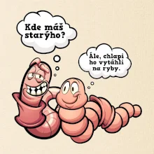 Žížaly na rybách