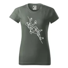 Lezecká stěna jedním tahem