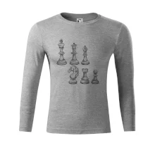 Šachové figurky kreslené