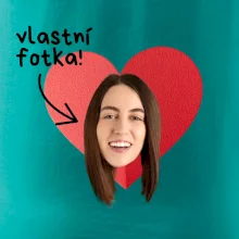 Vlastní fotka v srdci