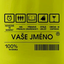 Vaše jméno - čárový kód