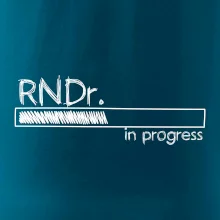 In progress titul RNDr. doktor / doktorka přírodních věd