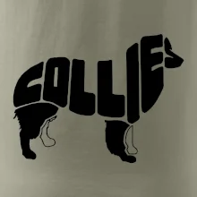 Border kolie písmo v těle