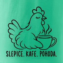 Slepice s kávou a pohodou