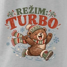 Rodinná vánoční trička - Režim turbo zimní medvídek dítě