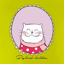 Pyšná kočka fialová