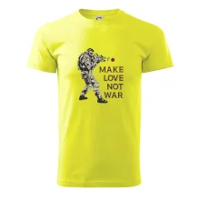 Růže ve zbrani, make love not war