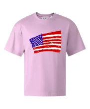 Americká vlajka ohnutá