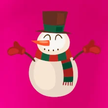 Vánoční sněhulák