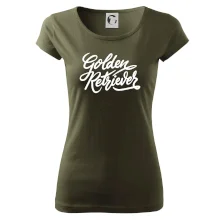 Golden retriever - nápis okrasný