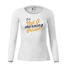 I'm not a morning person I'm not a morning person