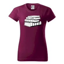 Knihy černobílé na sobě