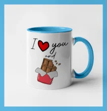 I love you and chocolate