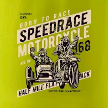 Speedrace motrcycle half mile