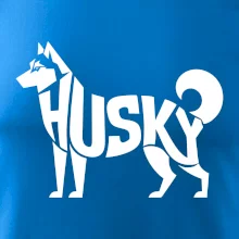Husky nápis v těle