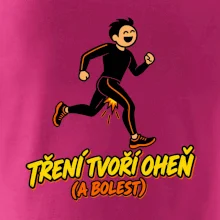 Běžecké tření tvoří oheň