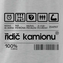 Čárový kód řidič kamionu Čárový kód řidič kamionu