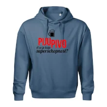 Já piju pivo - tvoje superschopnost? rovný nápis