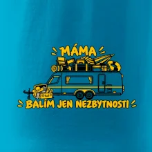 Máma balím jen nezbytnosti rodinný karavan