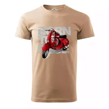 Scooter born to ride red