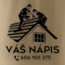 Tričko pro pokrývače - Dva dělníci