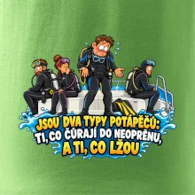 Dva typy potápěčů v neoprenu