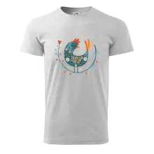 Folklor - slepice s kopretinou