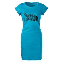 Tužkou kreslená želva