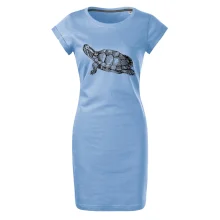 Tužkou kreslená želva